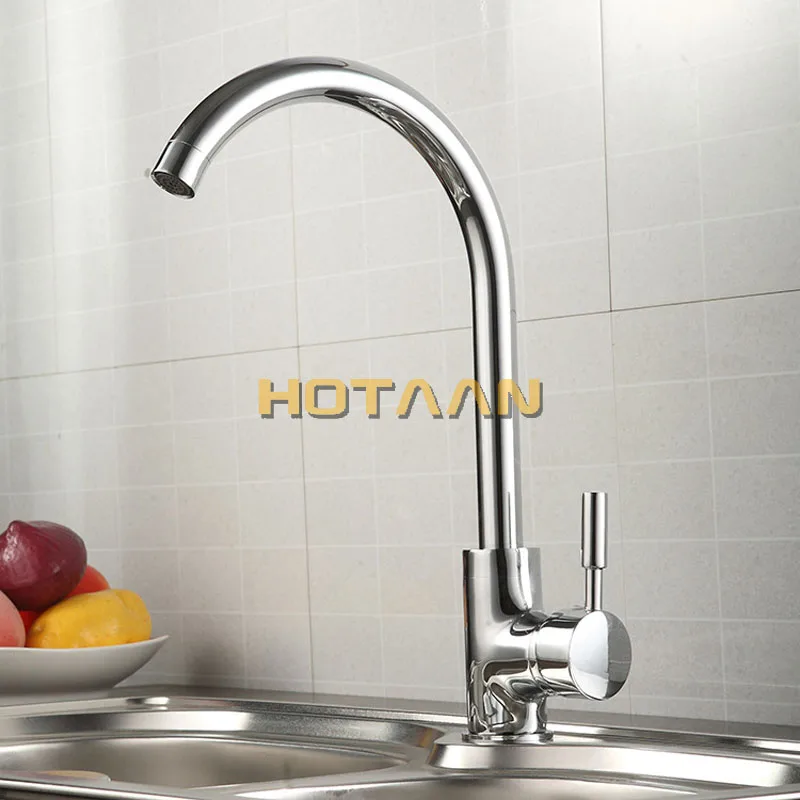 Brass Quality Guarantee! kitchen sink tap ,kitchen mixer,round swivel Kitchen Faucets,torneiraYT-6007