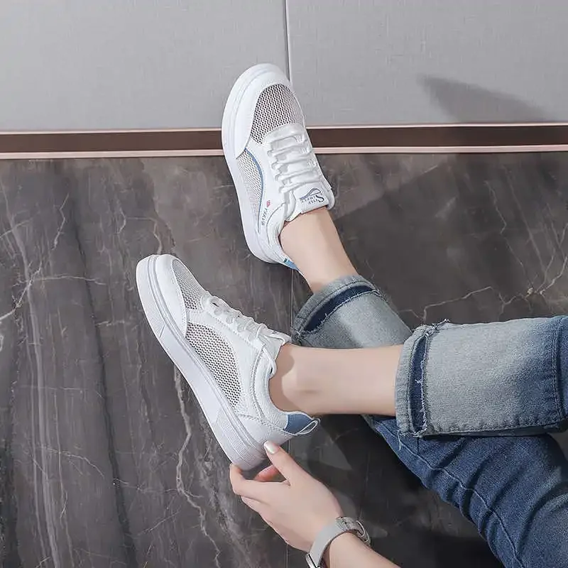 

Without Heel Increases Height Skates Women Walking Lace Up Shoes Luxury Sneakers Sport Sneekers Chassure Super Deals Maker