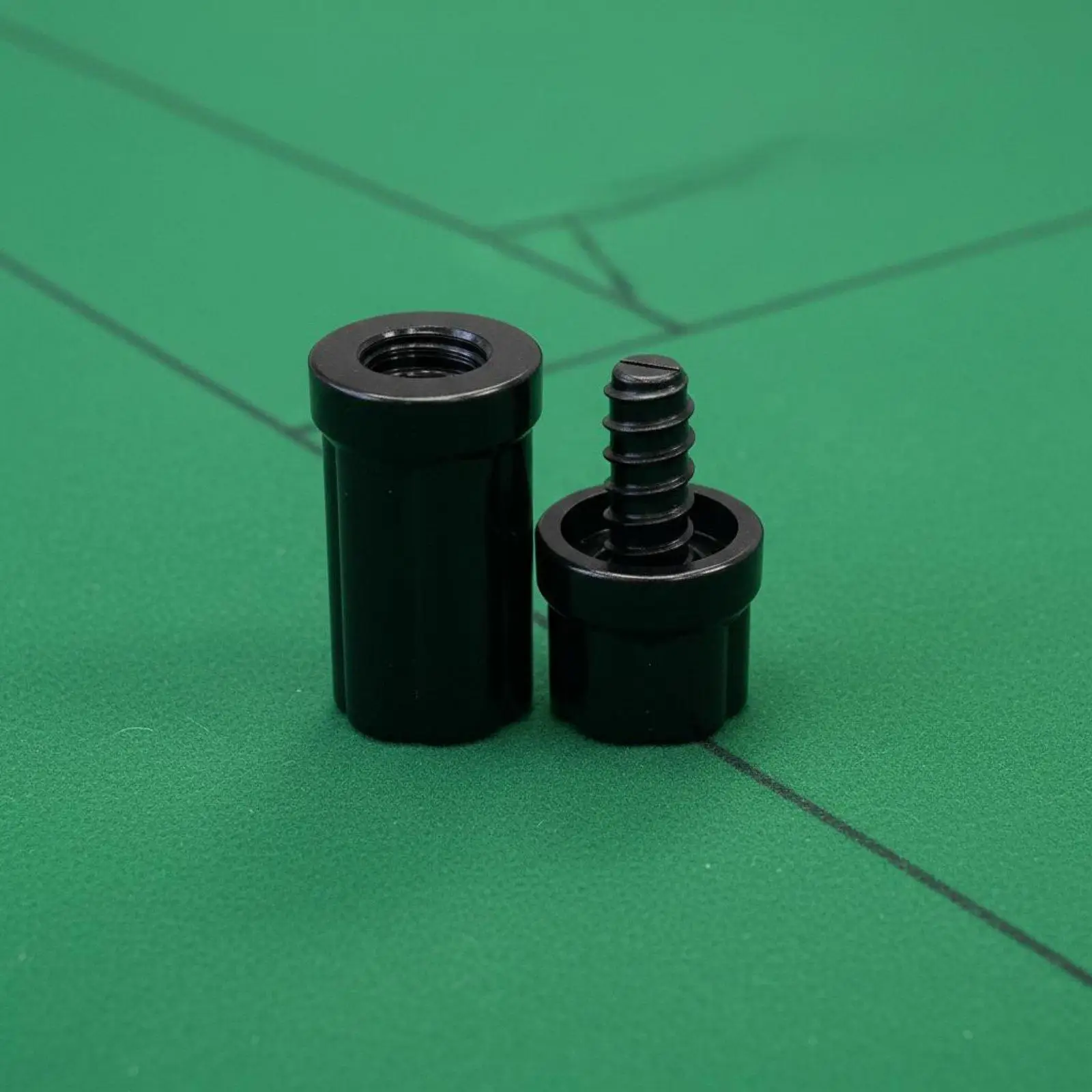Billiard Cue Cover ABS Joint Protector Screw on Cap Pool Accessory for Cue Storage and Travel