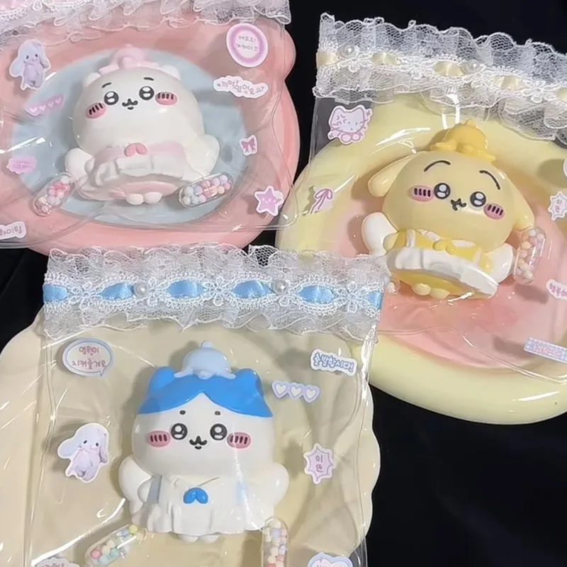 Kawaii Cartoon Anime Chiikawa Hachiware Usagi Flower Fairy Series Cute Silicone Squishy Mould Stress Relief Handmade Craft Tool