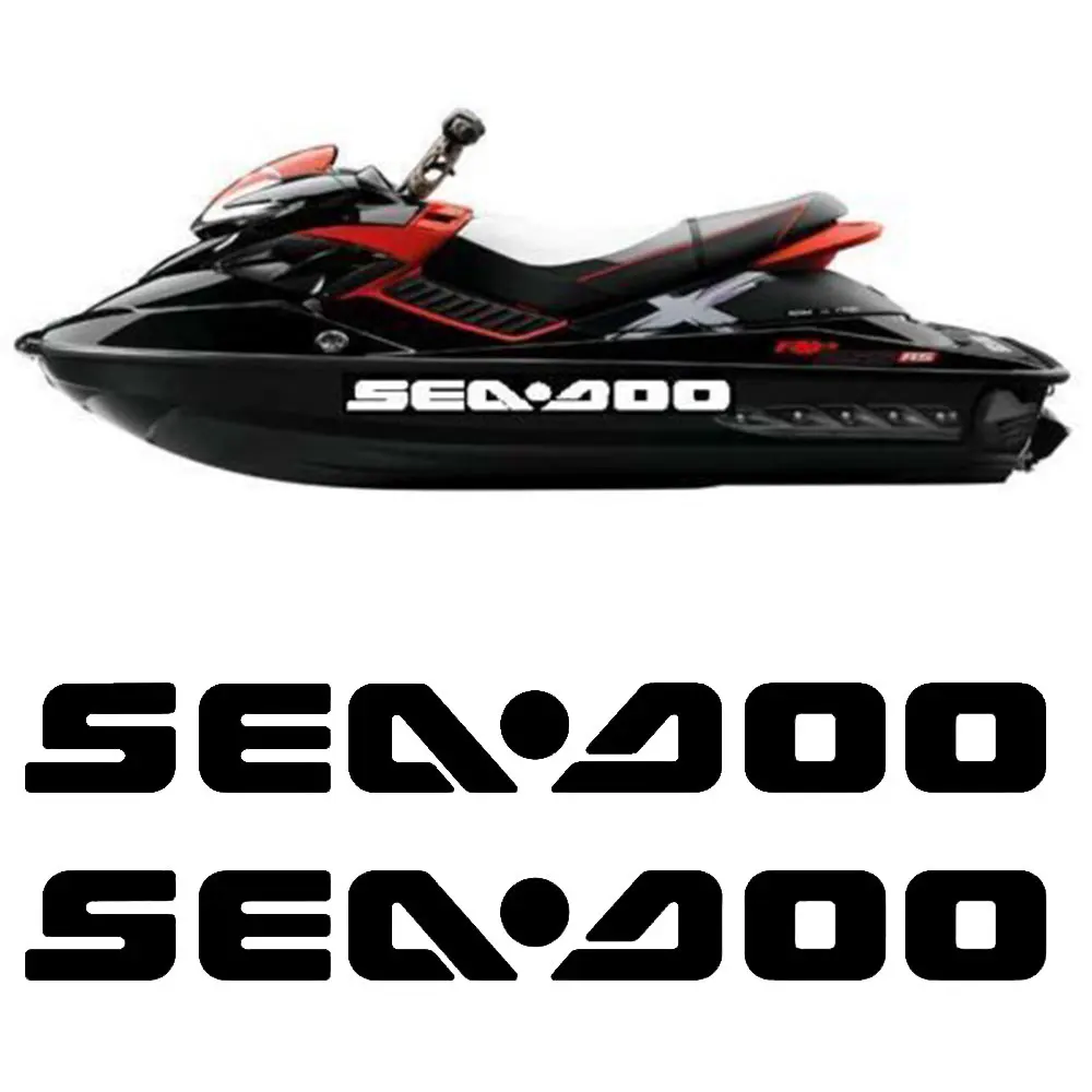 SEA DOO 쿼드 보트 자동차 밴, 소형, 중형, 대형, 비닐 데칼 스티커, 2 개, 4X4