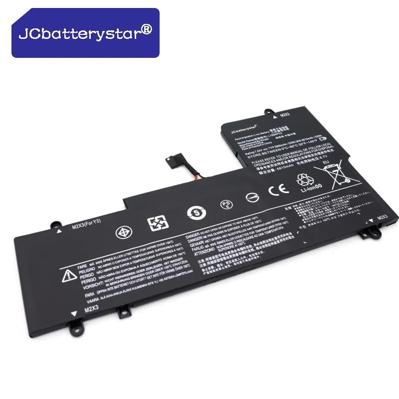 Imagem -03 - Jcbatterystar-bateria do Portátil para Lenovo Bateria para Yoga 710 7.64v 52wh 5b10k90802 L15l4pc2 L15m4pc2 de Alta Qualidade