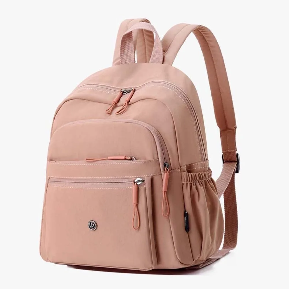 

Large Capacity Oxford Cloth Backpack Anti-Splash Water Solid Color Women School Bag Japanese Style Lightweight Casual Daypack