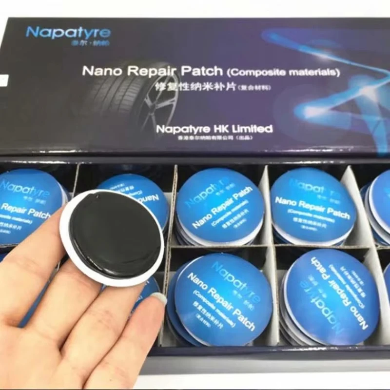 

20pcs Car Tire Nano Repair Patch Fast Self-adhesive Cold Film Car Drying Inner Tube Vacuum Tire Repair Tool Without Glue Patch