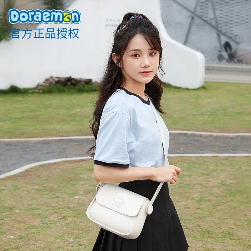 Doraemon Simple Fashionable Purses and Handbags Wallet Ladies Messenger Bag One Shoulder Girls Crossbody Bags for Women Printed