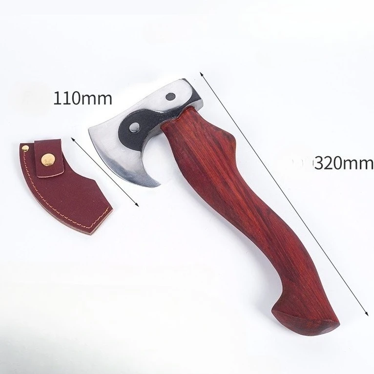 جديد الراقية تزوير في الهواء الطلق الكمثرى الخشب تاي تشي الفأس التكتيكي EDC الغابة الفأس لأدوات تسجيل وقطع التخييم مريحة #3