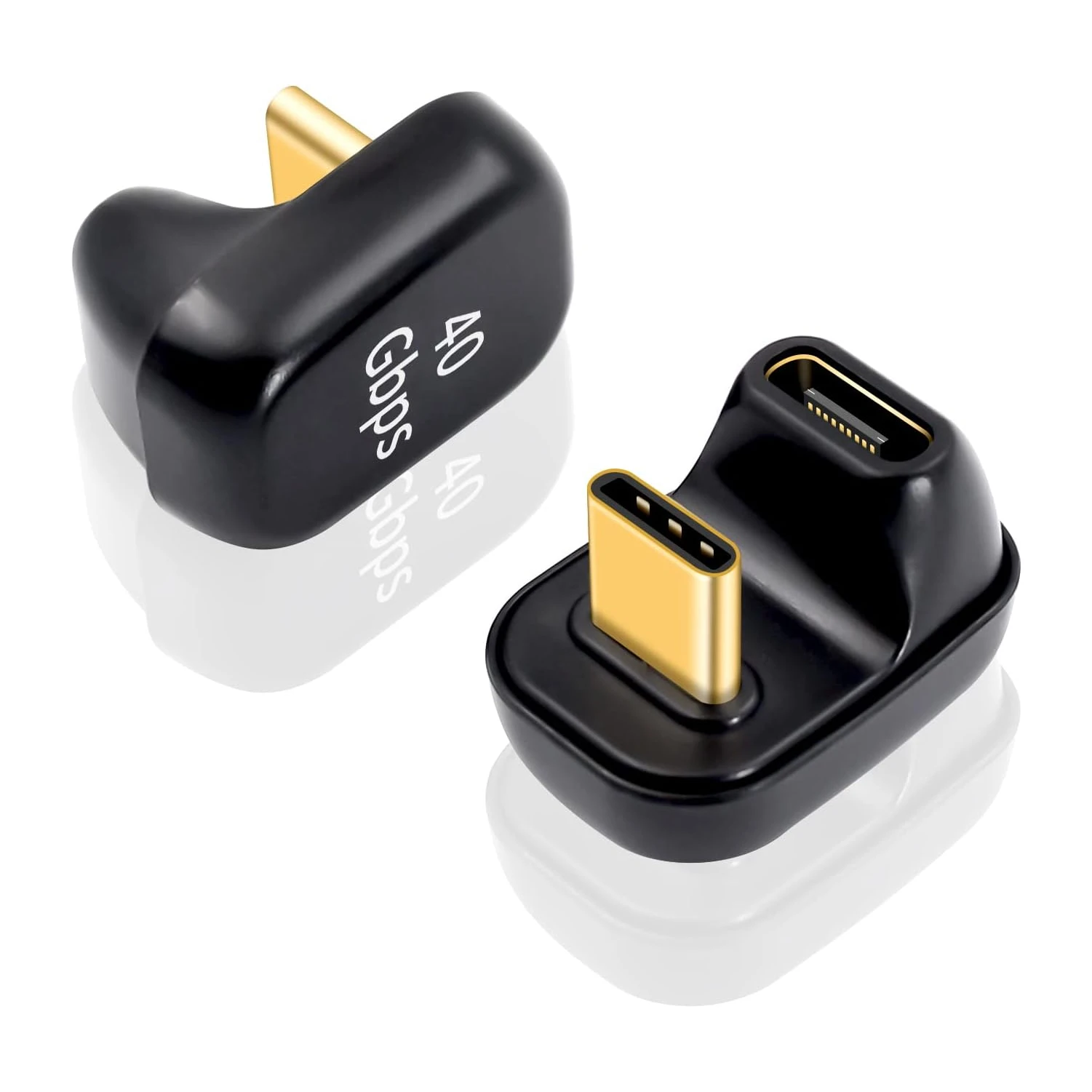 

180 Degree USB C Adapter 40Gbps 100W 8K@60Hz Type C Female to Male Extender Adapter Compatible with Rog Ally Switch Mobile Phone