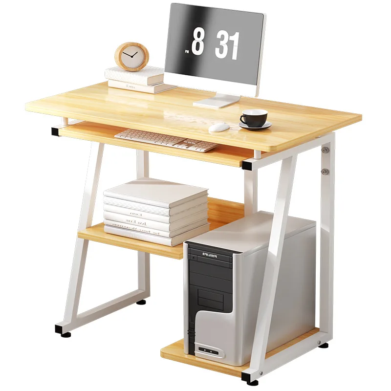

Simple computer desk desk bookshelf combination writing desk household table simple small dormitory table writing table bedroom