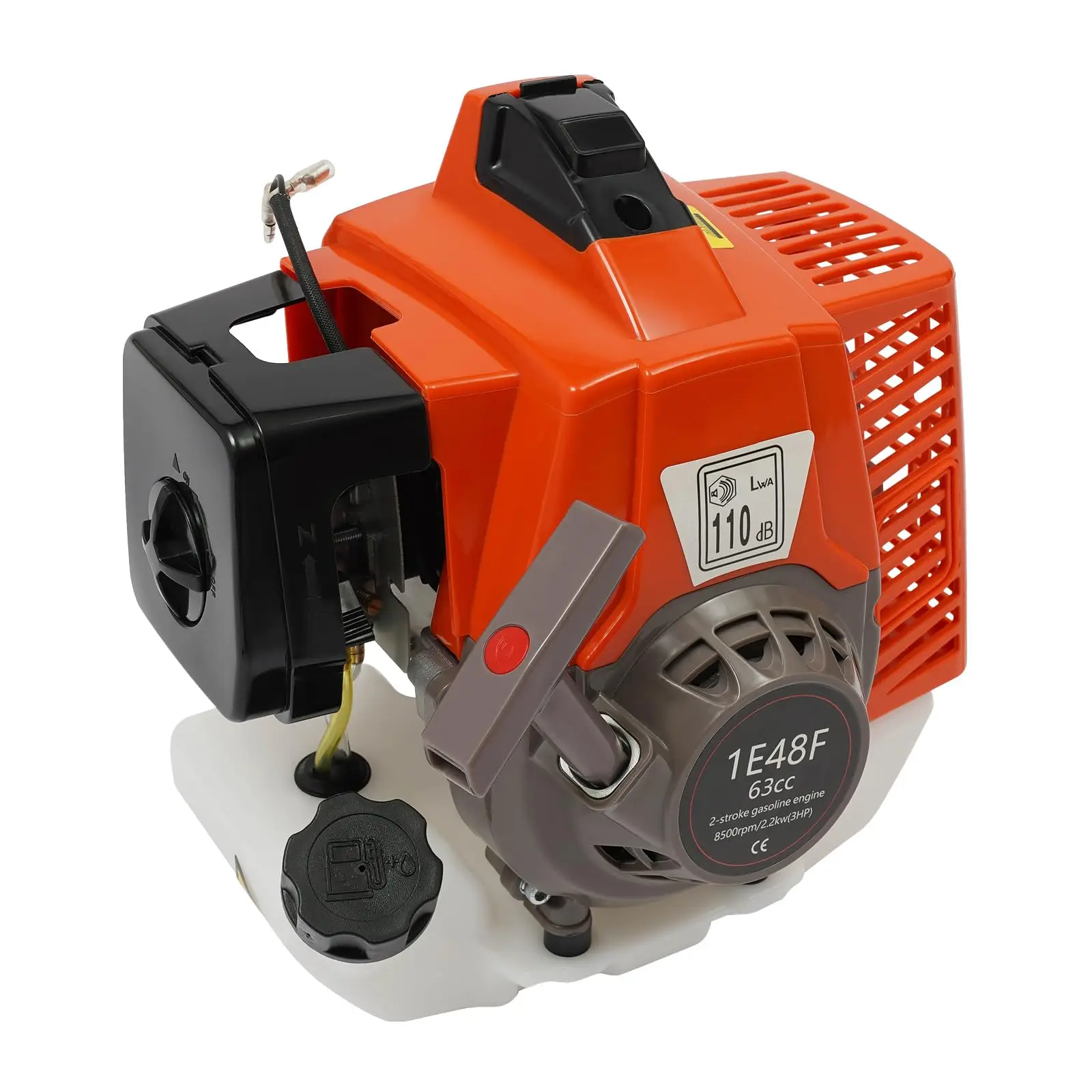 63cc 2-stroke Engine 3hp Gasoline Engine Air-cooled Single-cylinder Gasoline
