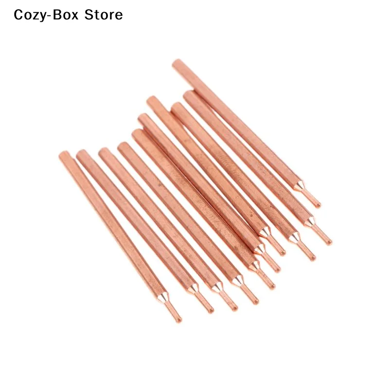 [ZY]2/5/10Pcs 3MM Purple Copper Oxide Electrode Head 18650 Power Battery Double Head Spot Welding Needle[ZY]