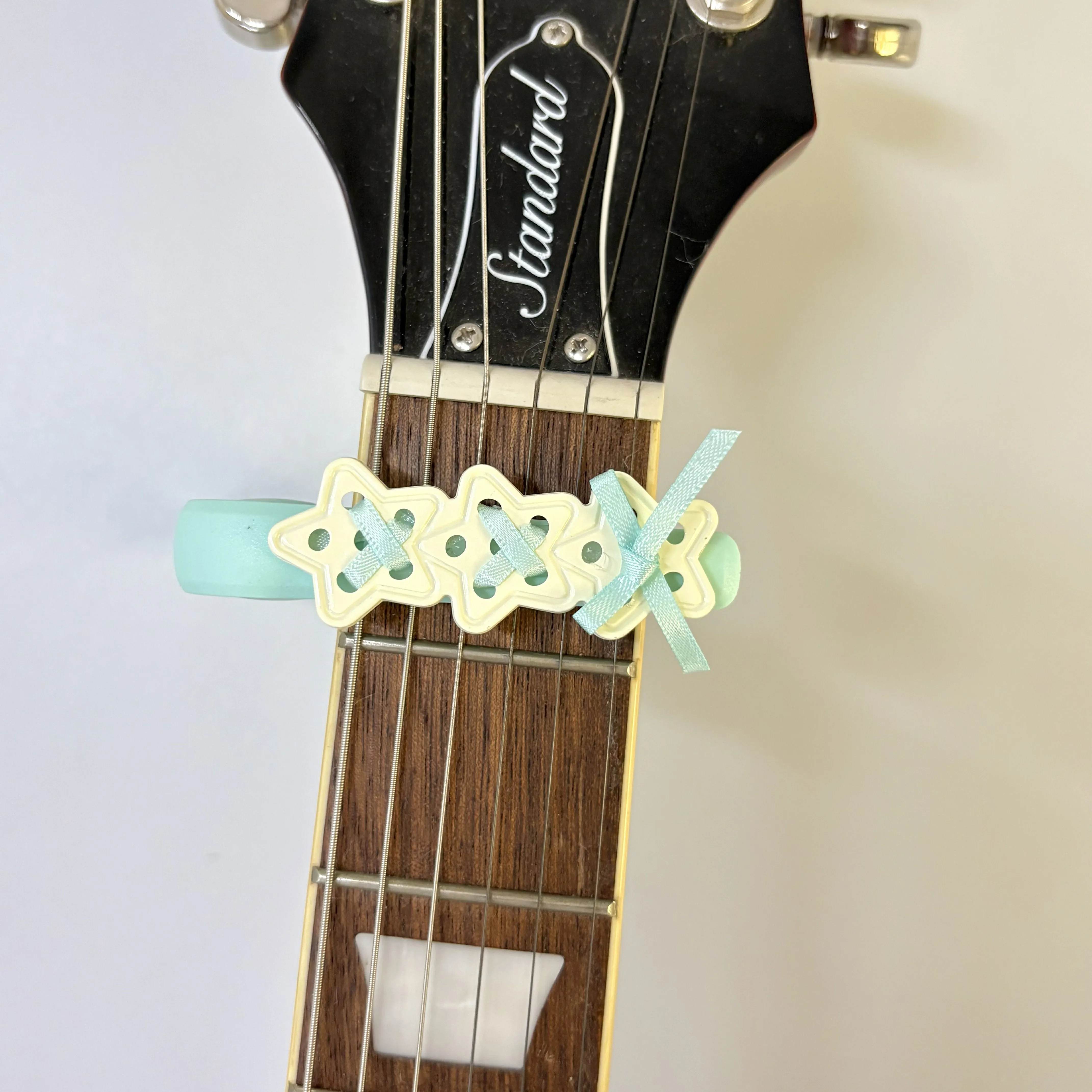 Cute Folk Guitar Ukulele Tuning Capo Adjustable High Aesthetic Value Music Instrument Accessory