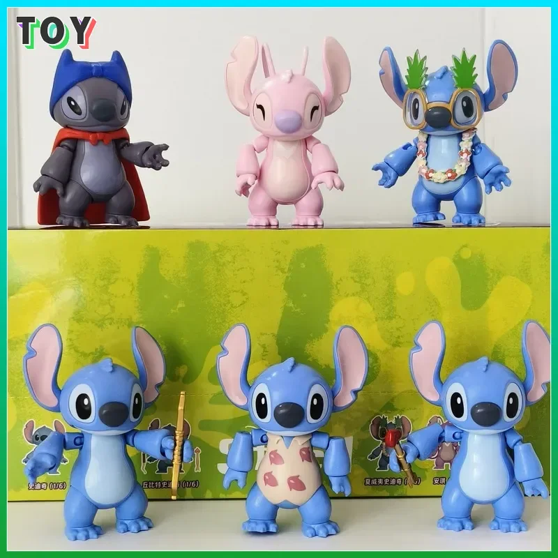 

Подлинная стежка, сборная слепая коробка, стежка, модель ангела, строительные блоки, куклы Лило и Стич, экшн-фигурка, коллекция, орнамент, подарки