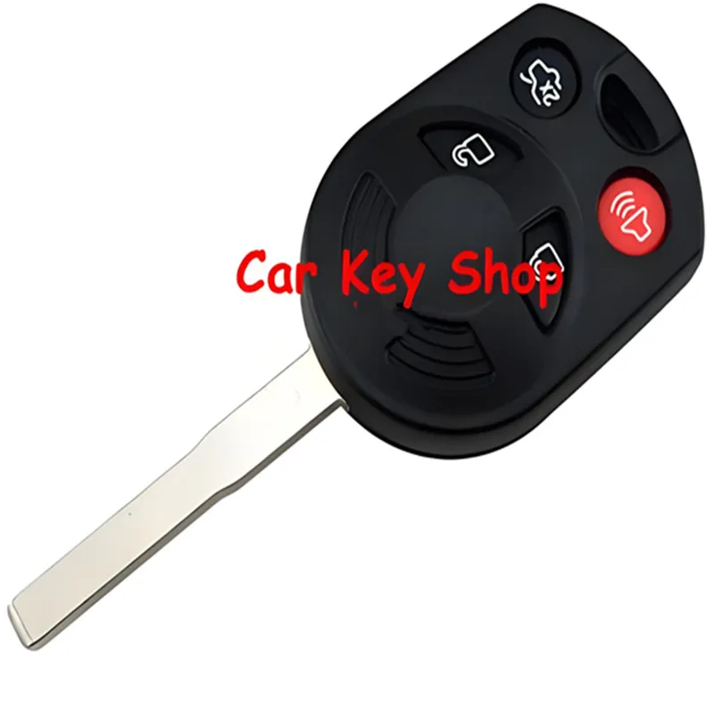 

2 шт., 4 кнопки, чехол для дистанционного ключа автомобиля, брелок для Ford Mercury Mariner Lilan Lincoln Navigator MKX MKZ Edge Fusion