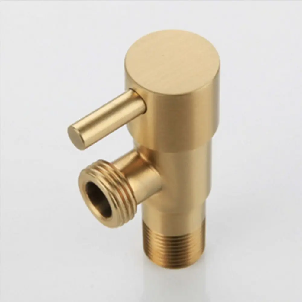 

Long Service Stainless Steel Inlet Water Stop Valve Faucet Angle Inlet Angle Valve Thread Toilet Triangle Valve Kitchen