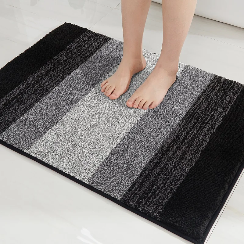 

Anti-Slip Anti-Absorbent Bath Mat Set China Manufactured Floor Carpet for Bathroom Use