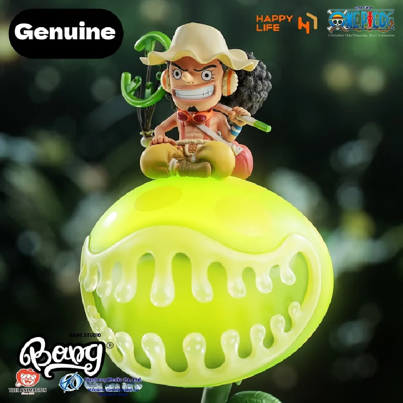 

Новый челка, предварительная продажа, счастливая жизнь, цельная ткань, сенсорный ночник, фигурка Усоппа, украшение для рабочего стола