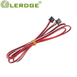 LERDGE 3d printer parts 3pin XH2.54 Connection line 1M Wire set and 2M Length cable 1pcs