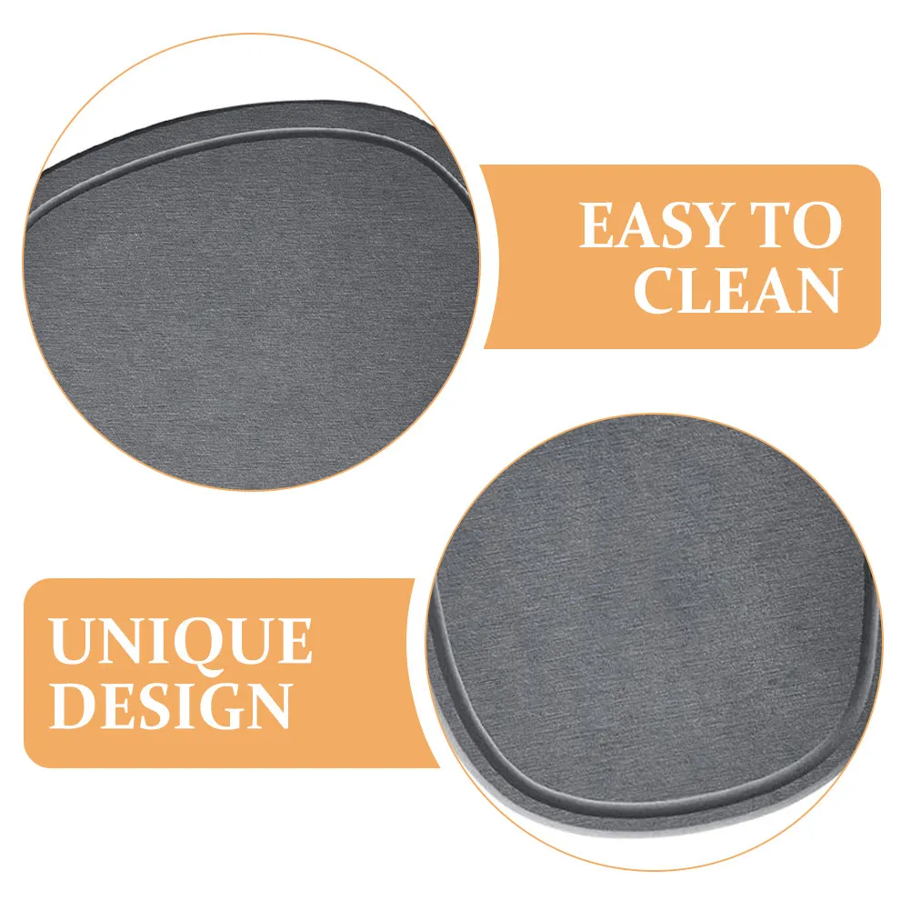 Plant Pot Trays 2 Pack Absorbent Diatom Mud Saucers Water Catchers for Indoor Outdoor Flower Pots