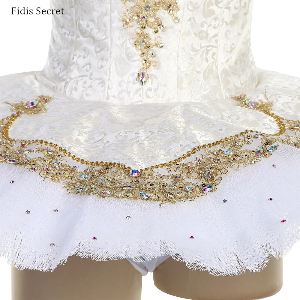 

Women High Quality Ivory Classic Platter Ballet Tutus Skirt,Girls YAGP Competition Costumes,Ballerina Sleeping Beauty Stage Wear