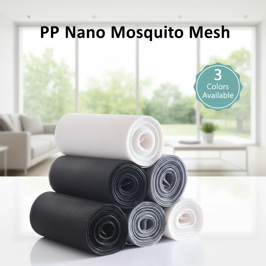 Durable PP Nano Window Screen Mosquito Net Installed By NetEase As An Insect Proof Net for Garden Nets and Frog Farm Fences