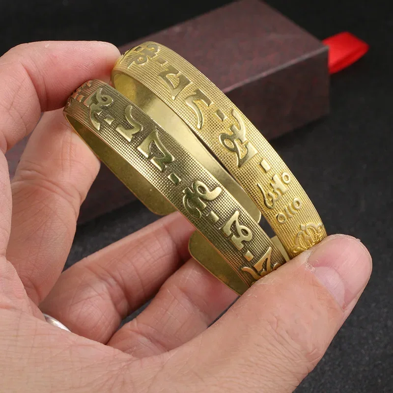 European And American Foreign Trade Hot Sale Geometric Brass Bracelet Old Brass Bracelet Women's Jewelry Stall