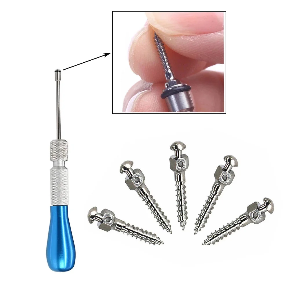 

Dental Mini Implants Micro Screws Titanium Alloy Ortho Screwd Self Drilling Tools Matching Device