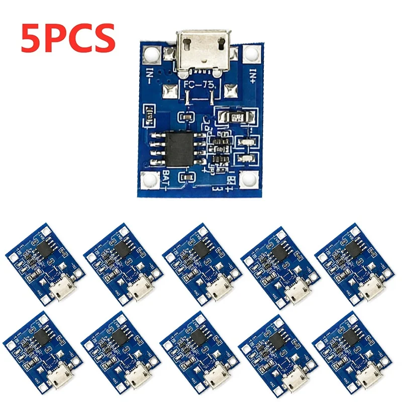 TP4056 Type-C Micro Mini USB Charger Module For DIY Battery Charging Board 18650 Lithium Battery Charging Board With Protection