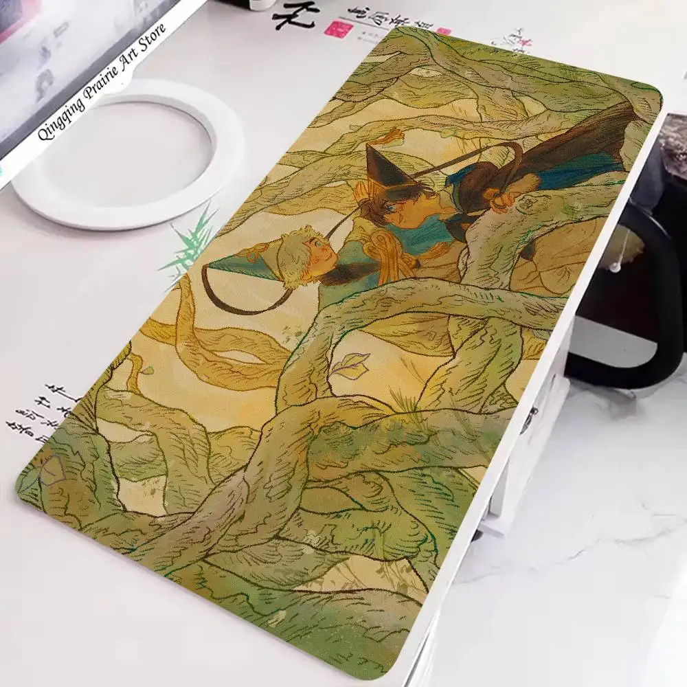 Anime Witch Hat A-Atelier Mousepad Non-slip Suitable For Office Computers Laptops E-sports Game Desk Mats XXL Keyboard