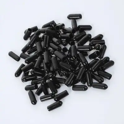 

100pcs Headband Accessories Replacement End Caps Rubber Hoops DIY Craft Parts Durable Cushioning Headband Repair Parts Hair