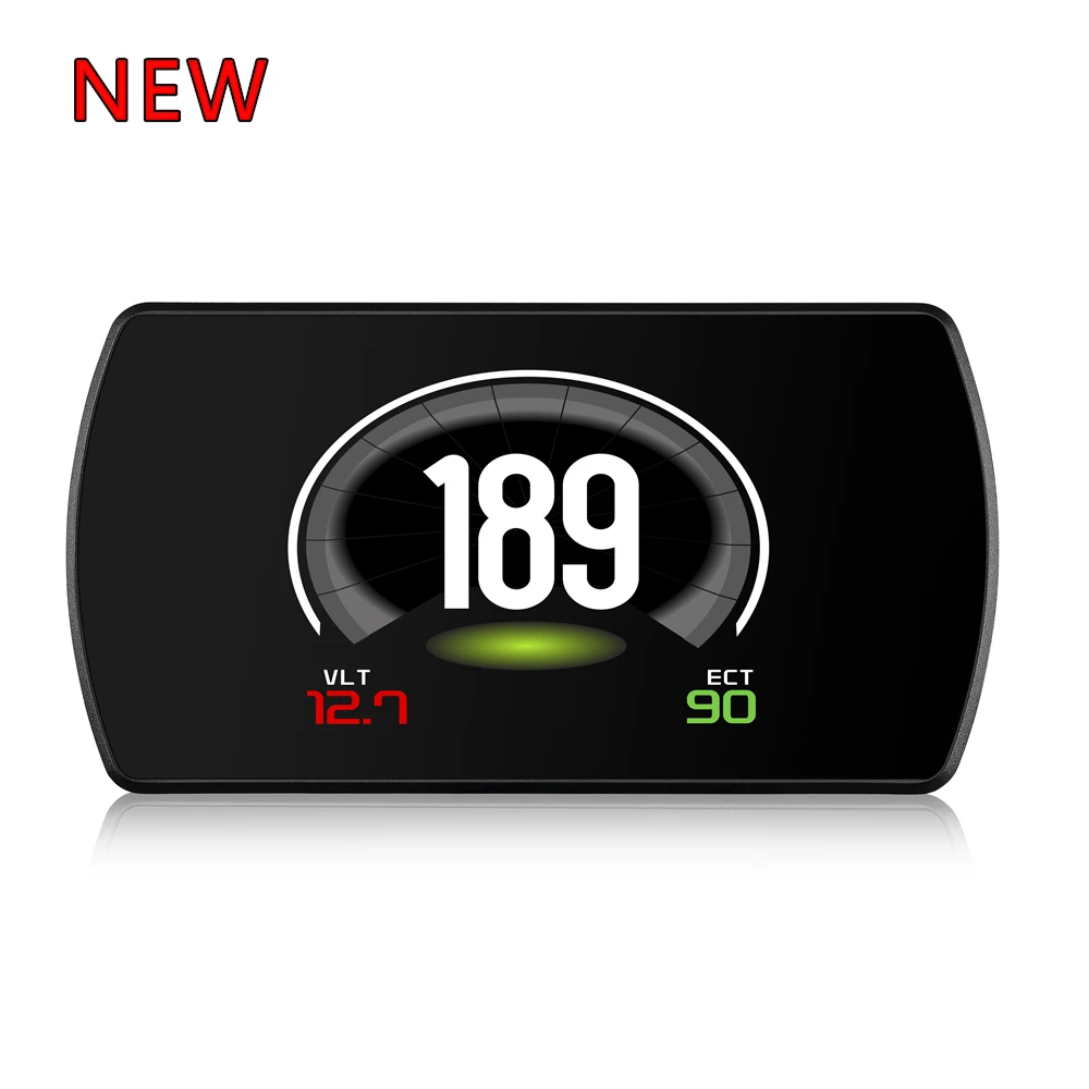 Car Gauge Plus OBD II Code Scan Tool & Multi-Gauge OBD Digital Speed Meter Display Engine Analyzer