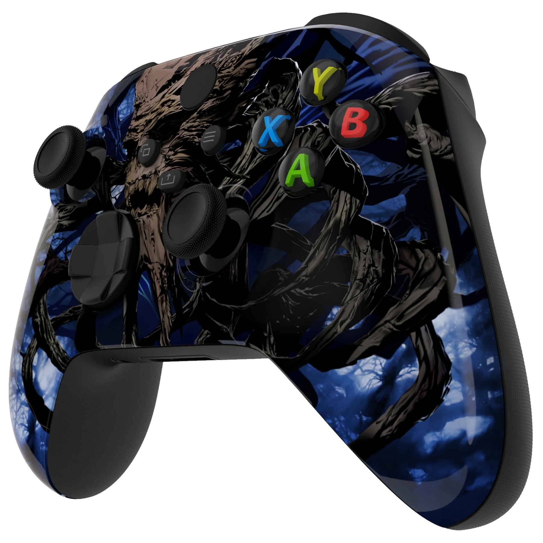 eXtremeRate เปลี่ยนเปลือกหอยด้านหน้าสําหรับ Xbox Series X & S Controller - เรืองแสงใน Dark - การตื่นขึ้นของ Earth Lord
