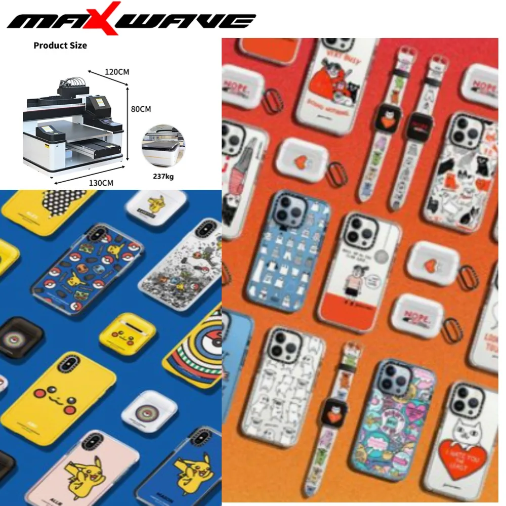 Планшетный принтер Maxwave 6090. Двойной ключ для профессиональных печати. Гладкие операции. Умные особенности. Идеально подходят для индивидуальных товаров. Планшетный принтер Maxwave 6090. Двойной ключ для профессиональных печати. Гладкие операции. Умные особенности. Идеально подходят для индивидуальных товаров.