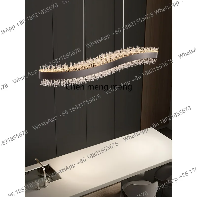 

Restaurant lights, chandeliers, French light luxury, high-end long strips, dining room bars, crystal lights, new styles