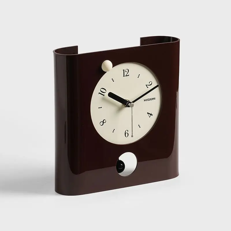 

Tabletop ornament pendulum desktop clock creative art clock living room home decoration