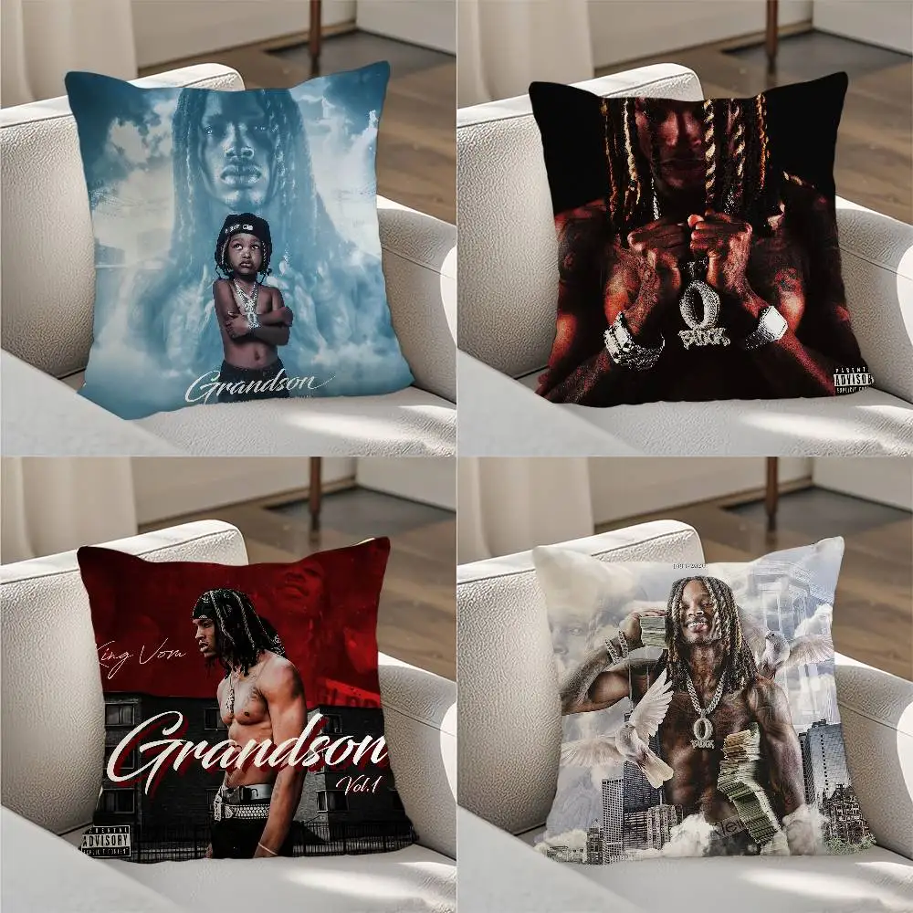 

K-King Grandson V-Von Pillow Case Luxury Double-sided For Car Pillows 45x45 Cushions Cover Home and Decoration Sofa Pillow case
