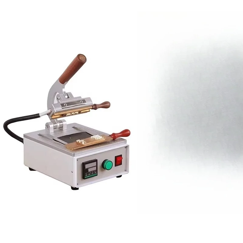 آلة البرنز النسبي مع لوحة العمل النقش اليدوي آلة البرنز الأحذية / PVC / الجلود #6