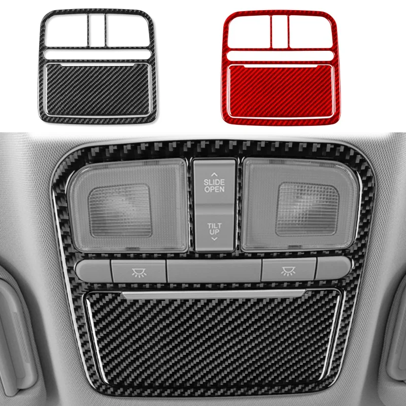 For Hyundai Azera Grandeur TG 2006-2011 Accessories Carbon Fiber Interior Car Car Roof Reading Light Decoration Frame Cover Trim