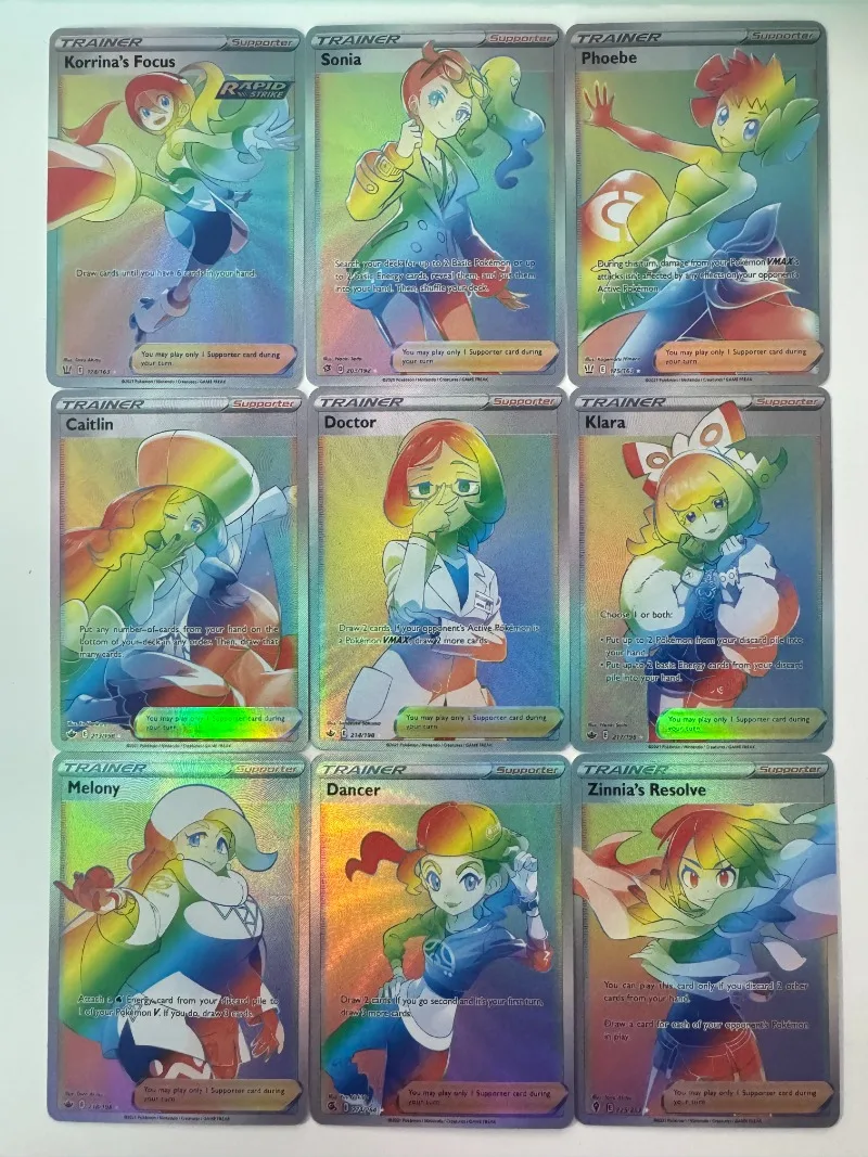 

9PCS Anime Game Peripheral DIY Pet Elf Series Boys Toy Collection Card Birthday Gift Series