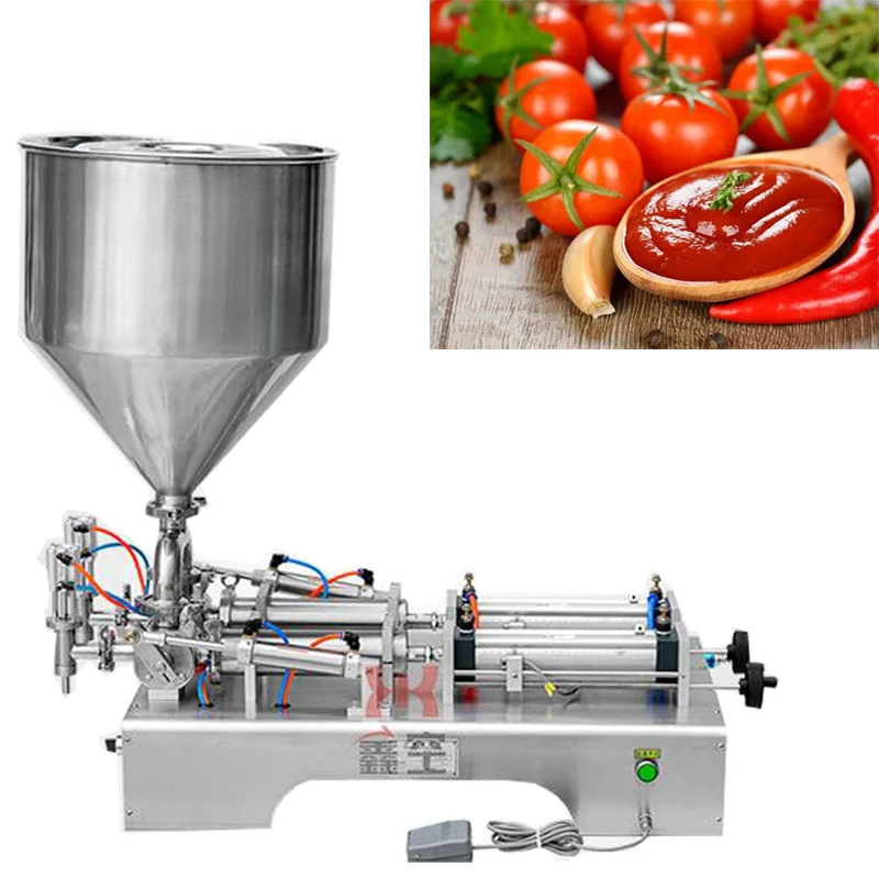 Horizontal Single Head Stick Heating Tank Water Packing Machine High Viscosity Liquid Honey Paste Cream Filling Machine