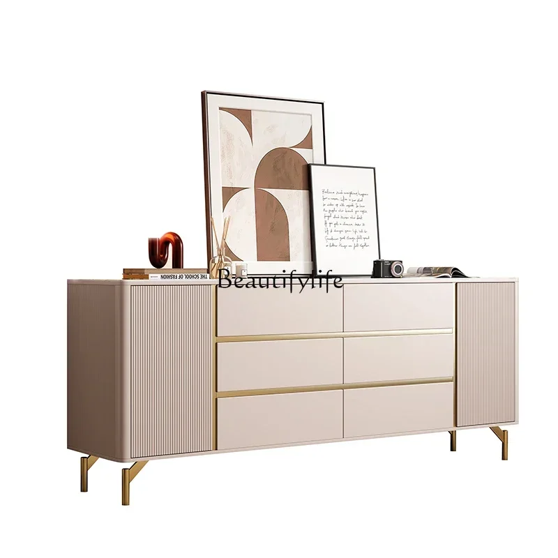 

FG44Light luxury chest modern simple multi-functional storage drawer large capacity bedside locker
