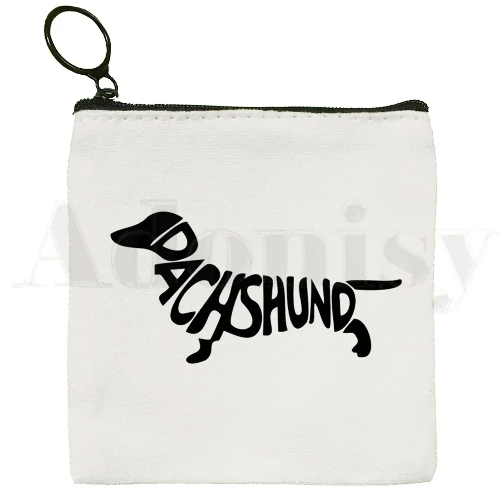 حياة التشريح أفضل مع محفظة عملات قماشية مضحكة من Dachshund، حقيبة تخزين بشعار مخصص، حقيبة قماشية، عملة جديدة #3