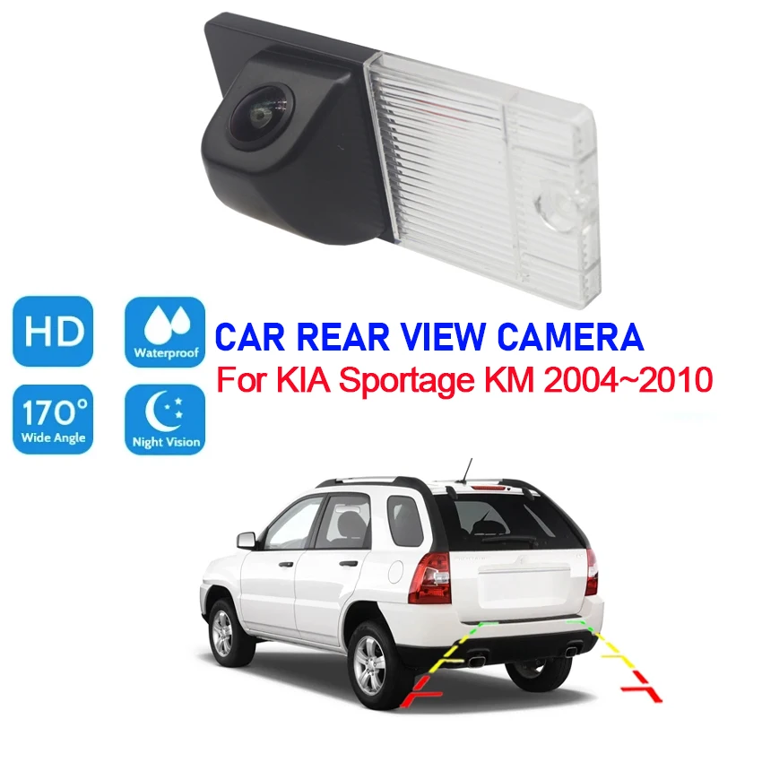 Noite HD Visão Câmera de Visão Traseira, Carro Backup Estacionamento Câmera, à prova d\'água, KIA Sportage KM, 2004, 2005, 2006, 2007, 2008, 2009,