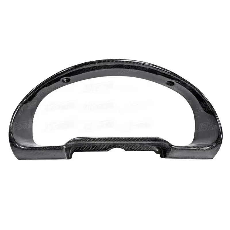 Mathcarbon Custom Dry Carbon Fiber Dashboard Decorative Frame Curved Interior Trim Precision Mounting Holes Interior Kits