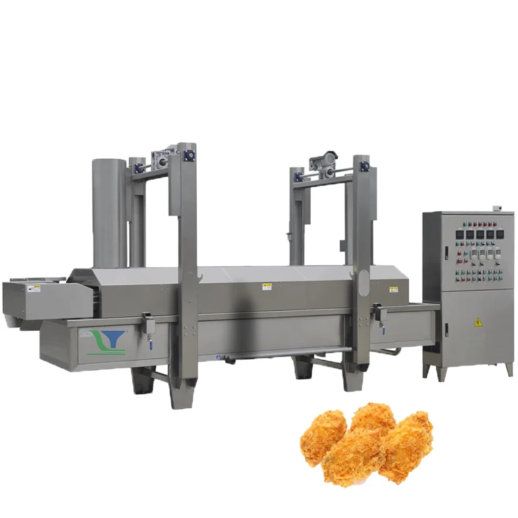 Industrial Conveyor Large Frying Line Chicken Peanut Fryer Machine Continuous Fryer Machine