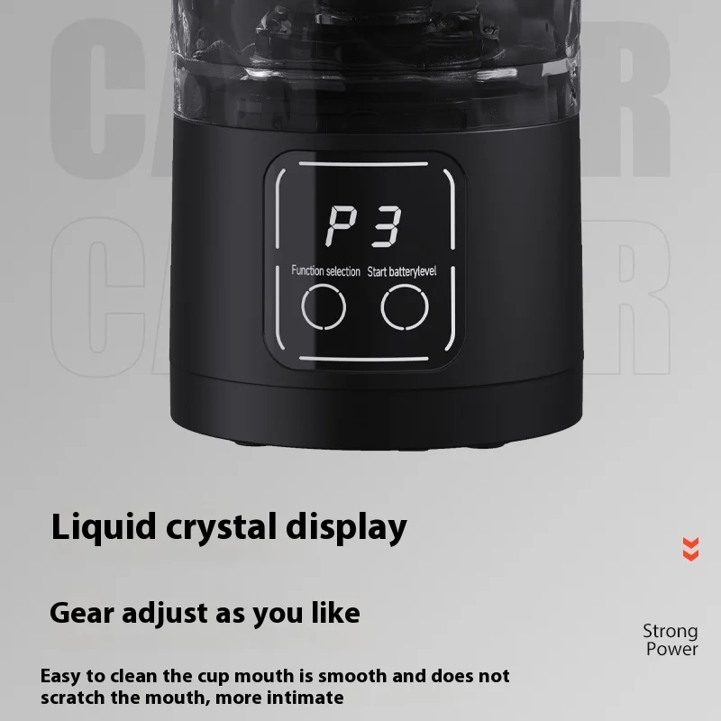 New In Auto Mixing Cup 3 speed Power Electric Shaker Bottle For milkshake Coffee Protein Shakes Fitness Blender Kitchen Outdoor - view 4
