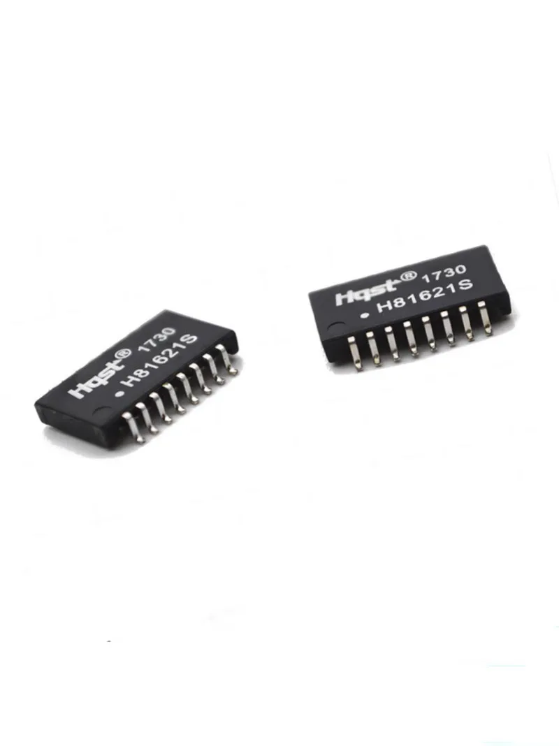 

100 megabytes ultra thin H81621S ，Better than H1102NL ，Network transformer 16P patch single port isolation filter module