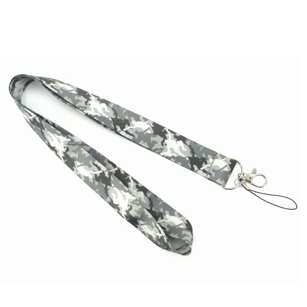 

Webbings Ribbon Hang Rope Key Ring Holder Phone Lanyard Strap Camouflage Lanyards Phone Ribbon Phone Hang Rope Neck Straps