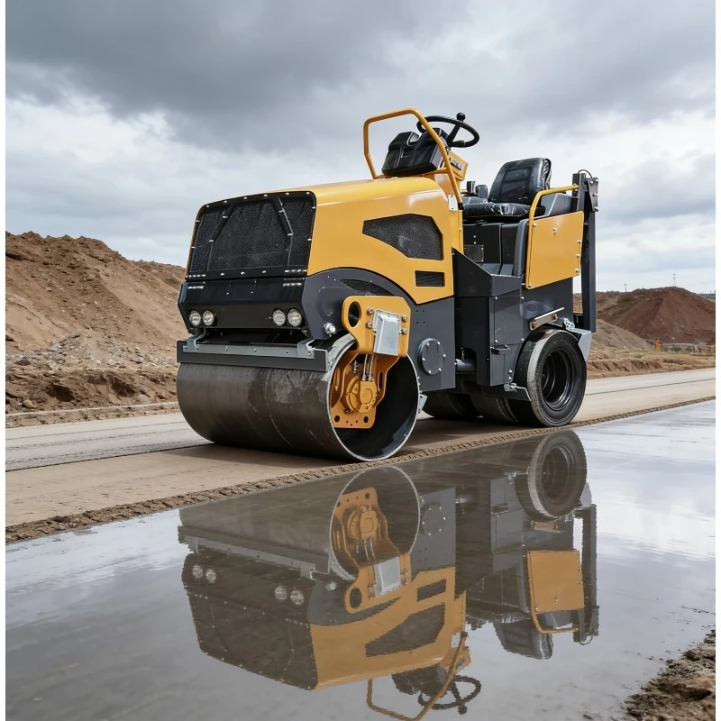 

High Efficiency 1.5 Ton Road Roller Compactor - Compact and Maneuverable for Small-Scale Construction Sites