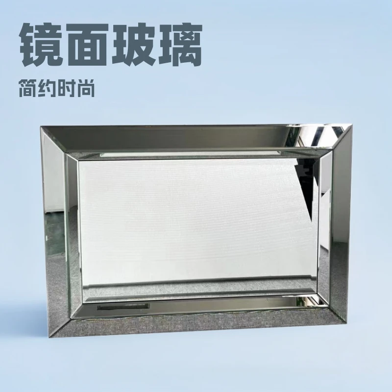 Simple and fashionable mirror glass vanity makeup wall bathroom hanging wall mirror floor mirror