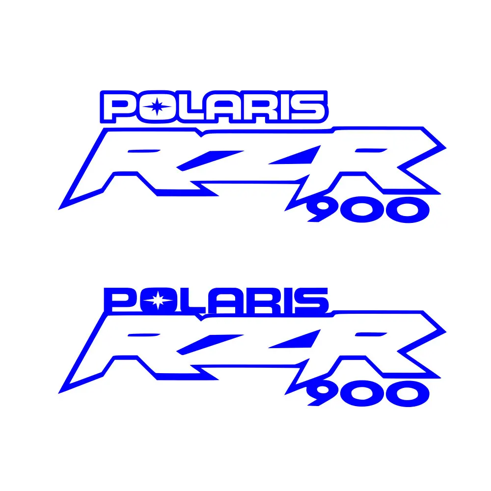 2pcs for Polaris RZR 900 decals stickers emblem logo decal kit sticker